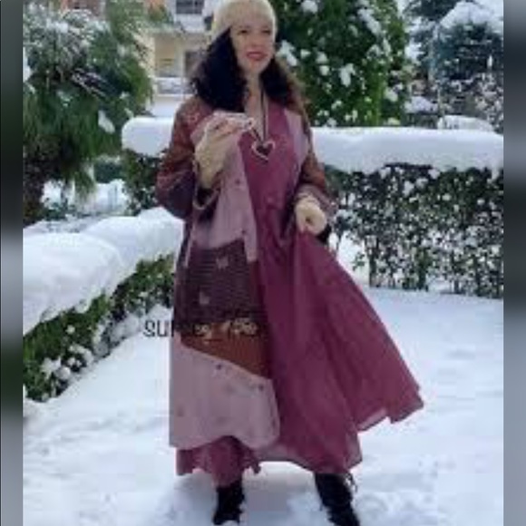 LAST NWT ZARA PLEATED DRESS DARK PURPLE - Picture 3 of 10